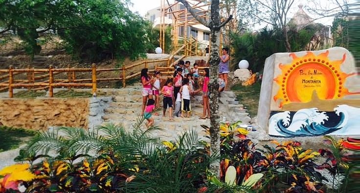 Nuevo Parque Infantil para los niños de Montañita